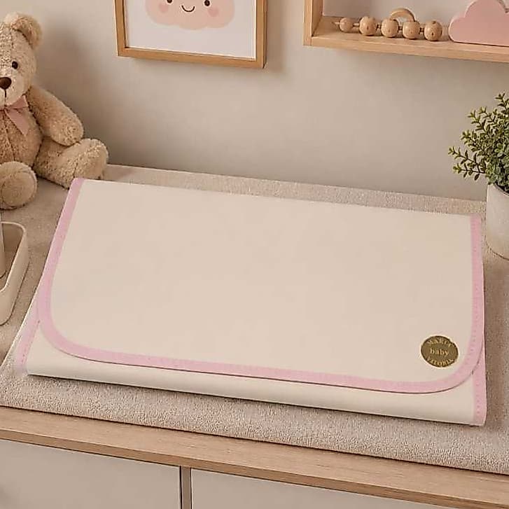 Trocador De Fraldas Portátil para Bebê 65cm x 38cm Impermeável Maria Vitória Baby