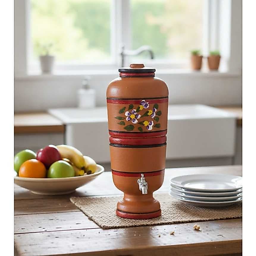 MINI FILTRO DE BARRO PARA DECORAÇÃO, ARTESANAL