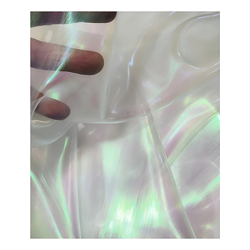 Tecido Organza Holográfica Furta Cor 3 Metro X 1,50 Larg.