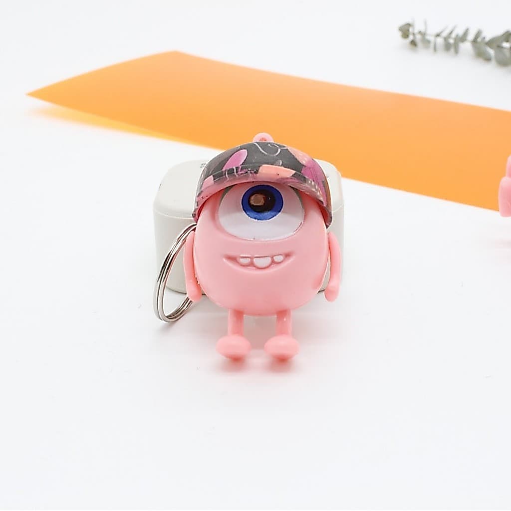 1PCS/2PCS Chaveiro de Casal com Olhos Grandes, Brinquedo com Som e Luz