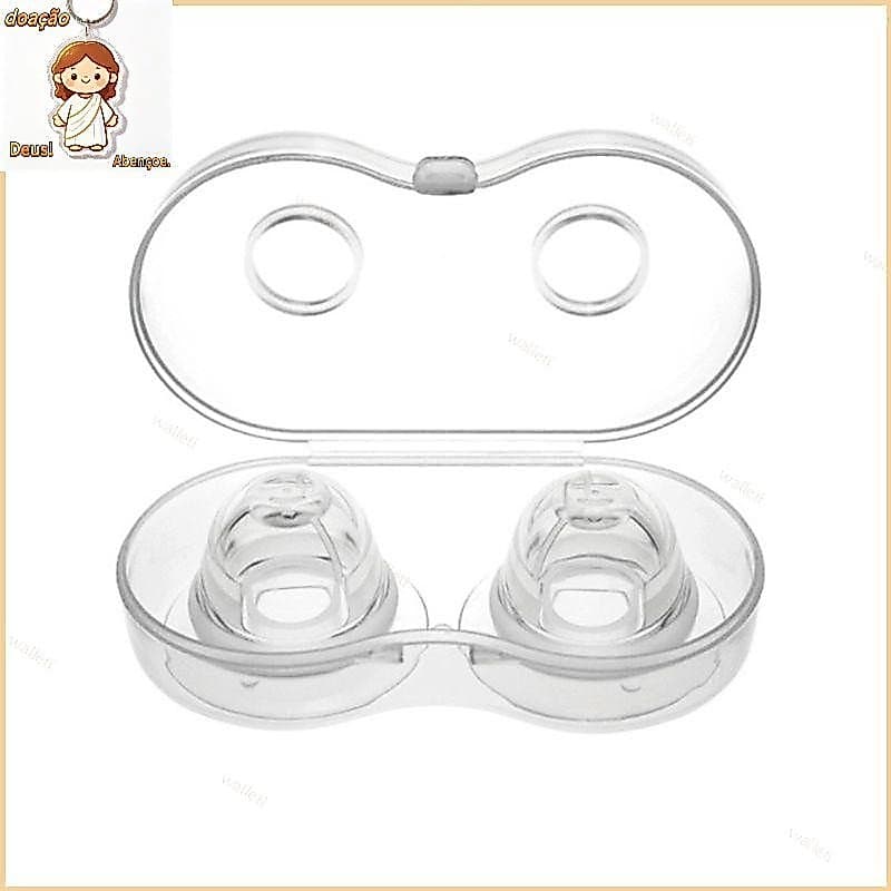1 Par de Corretores de Mamilo de Silicone, Extrator Indolor para Corrigir Mamilos Planos e Invertidos