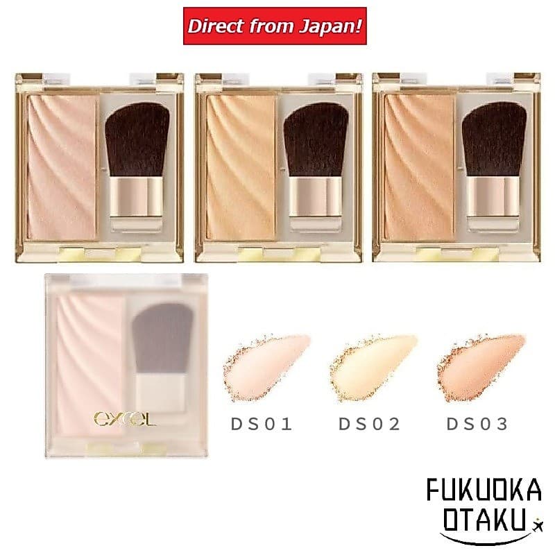 excel Draped Shimmer Glow Iluminador Brilho Natural Fabricado no Japão【Direto do Japão】