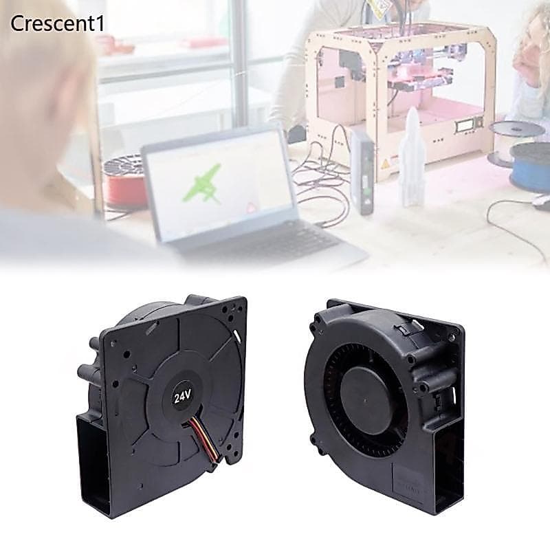 Crescent1 Poderoso 24V 4Pin DualBall Rolamento DC24V Ventilador Para Ambulância Laboratório P1P Impressora 3D Refrigeraç