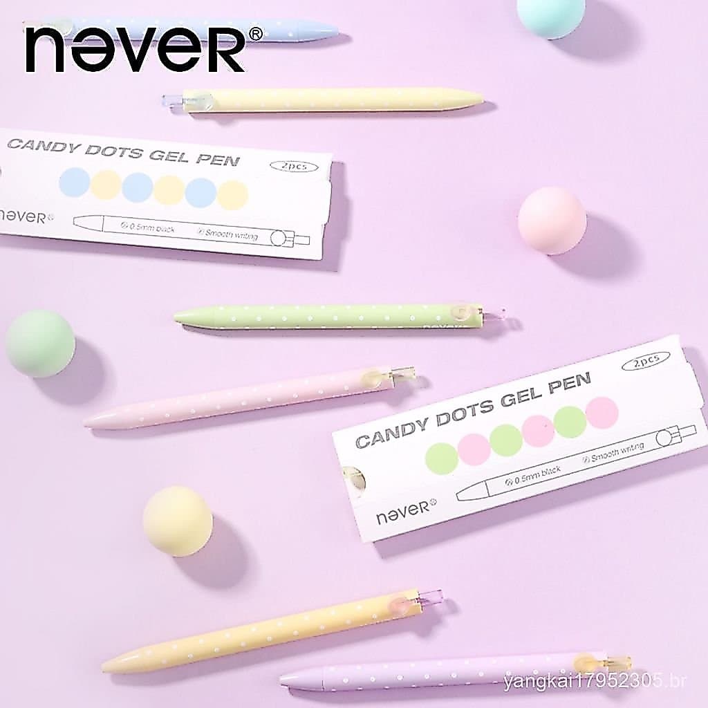 Caneta Colorida 0.5mm de Alto Valor, Secagem Rápida, Retrátil para Resolução de Problemas, Criativa e Única XFP2