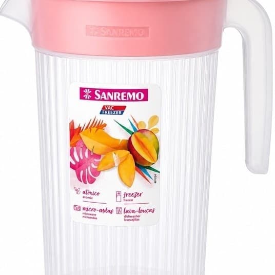 Jarra Sanremo 2 Litros com Tampa – Jarra para Suco e Água