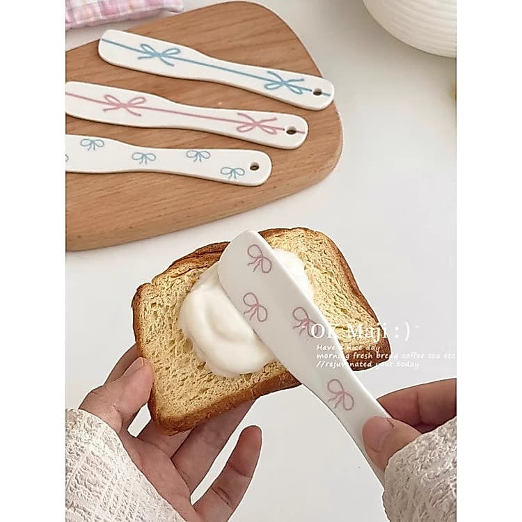 Ins estilo Mini espátula manteiga queijo faca torrada pão espátula faca espalhar faca bonito colher espátula faca
