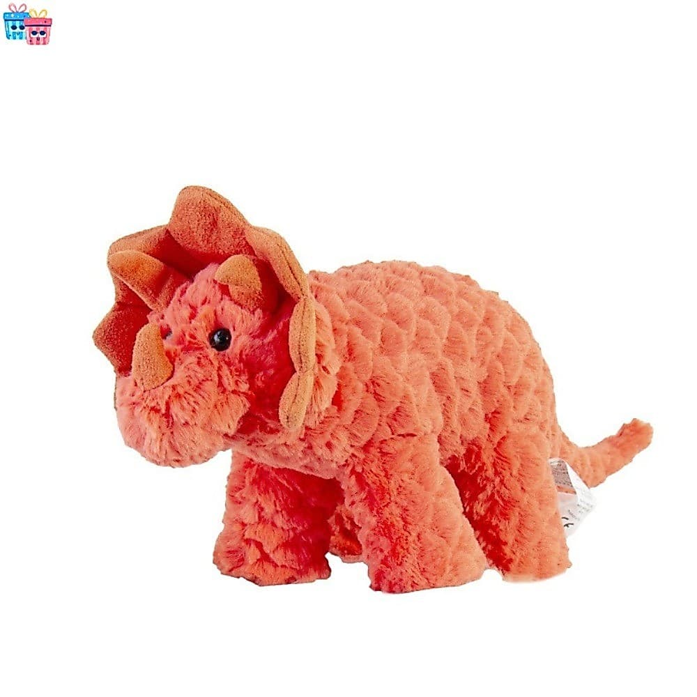 Triceratops Brinquedo De Pelúcia Cretáceo Herbívoro Dinossauro Bonito Boneca Pré-Histórica Hugggable Euro Americano Deco