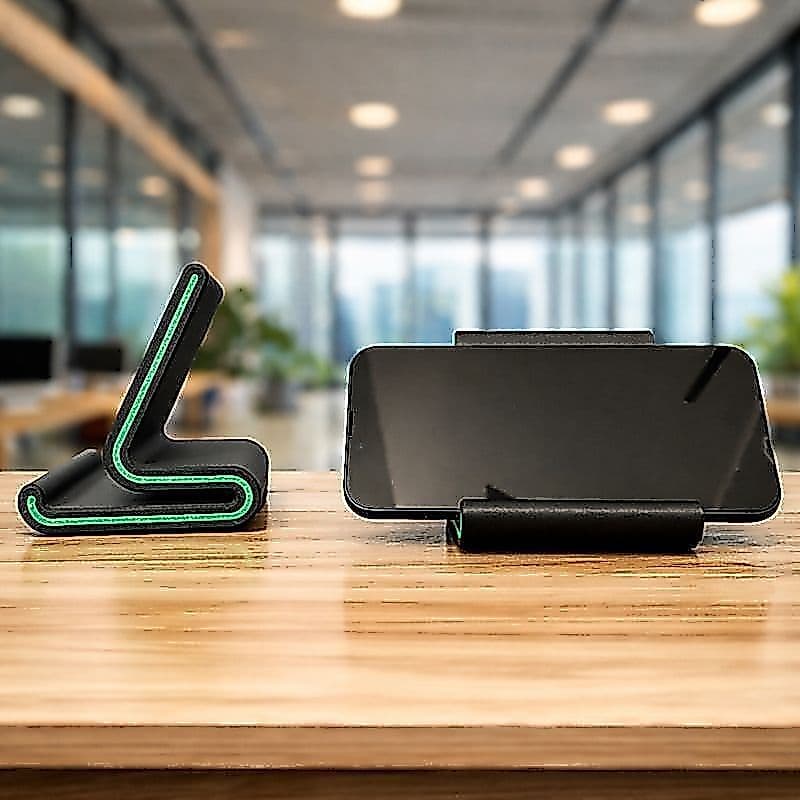 Suporte para Celular/Tablet em Impressão 3D – Design Moderno Bicolor