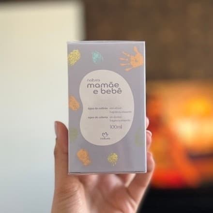 Água de Colônia Infantil Mamãe e Bebê Relaxante Natura 100ml | Sem Álcool Vegano Original