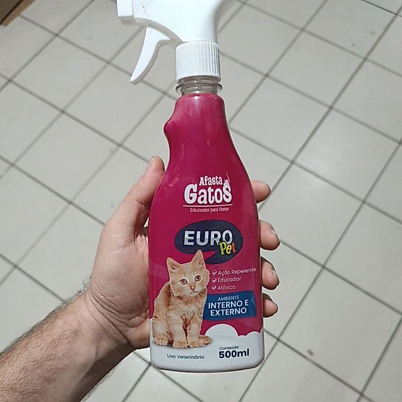 repelente afasta gato espanta inibe europet 500 ml