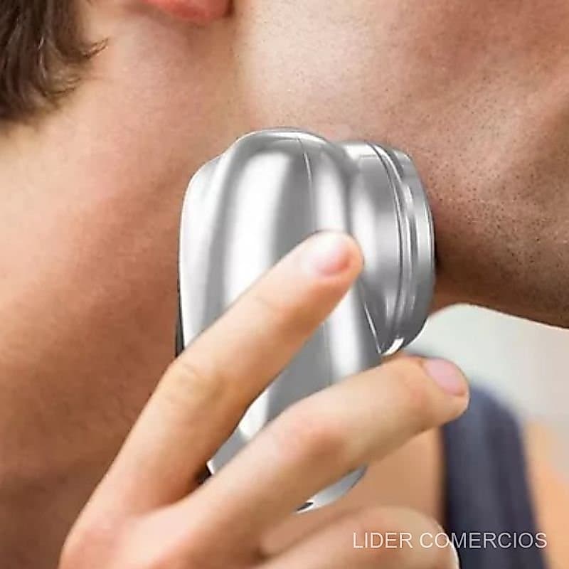 1/2/3 Unidades  Barbeador Elétrico Prático Prata Mini Portátil Longa Duração Bateria Viagem Perfeita Barba Rapido