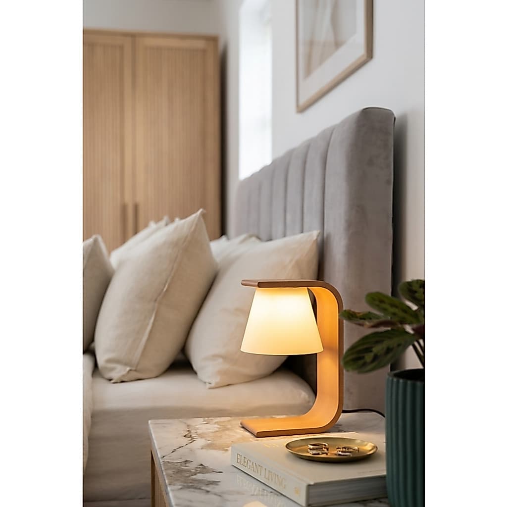 Luminária de Mesa Moderna LED USB Abajur Decorativo Minimalista Escritório Quarto