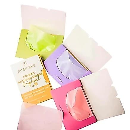 Folhas Antioleosidade Facial - MIA MAKE