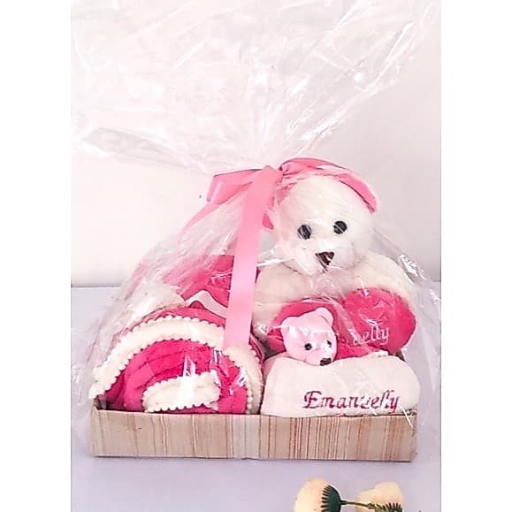 Kit manta e naninha personalizado, presente para bebê