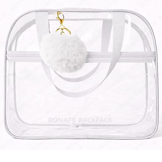 Bolsa transparente + Chaveiro Nécessaire Transparente Enfermagem