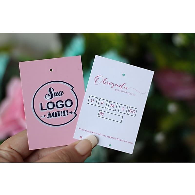 100 Etiquetas para roupas personalizadas