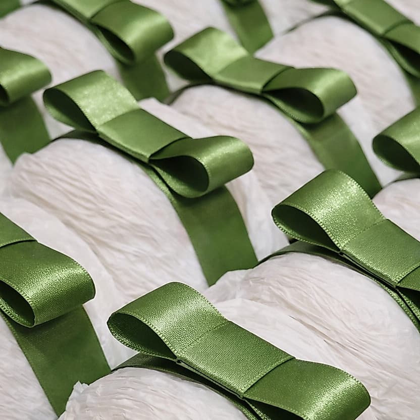 Laços Prontos de 5 cm + Fita de 30 cm Laço para Bem Casado Festa de Casamento Lembrancinha Decoração