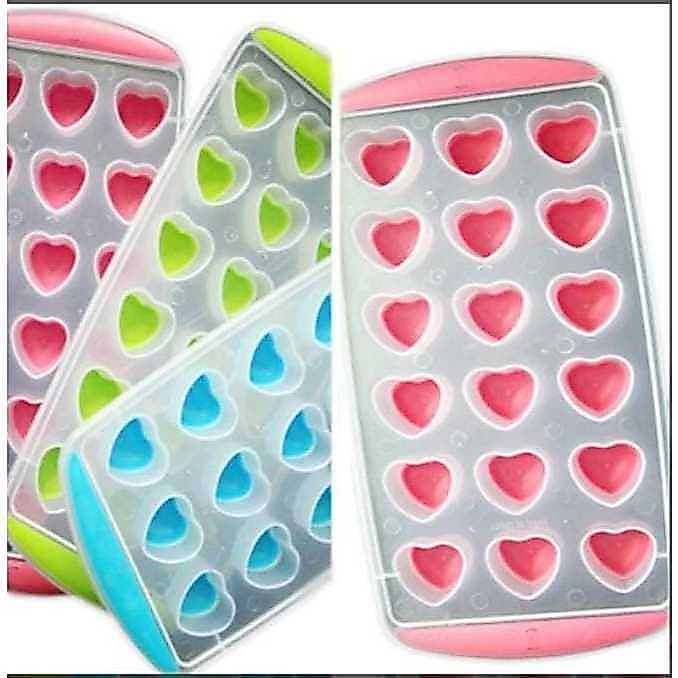 FORMA DE GELO FUNDO DE SILICONE Conjunto de Moldes para Gelo de Alta Capacidade
