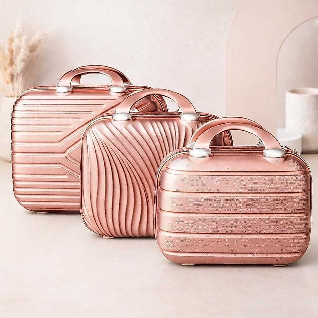Frasqueira de mão para mala bordo/despacho necesser/ necessaire maleta de mao