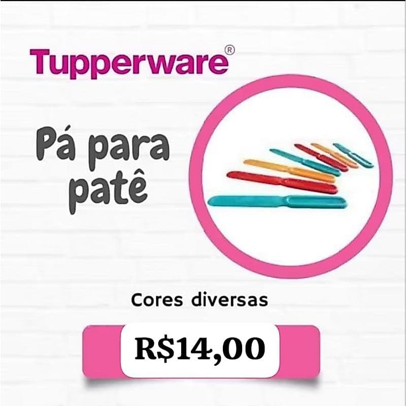 Espátulas de patê da tupperware