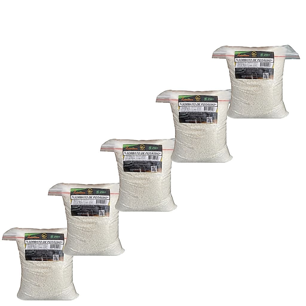 Conservante Sorbato De Potássio Alimentício 5kg 21 Química