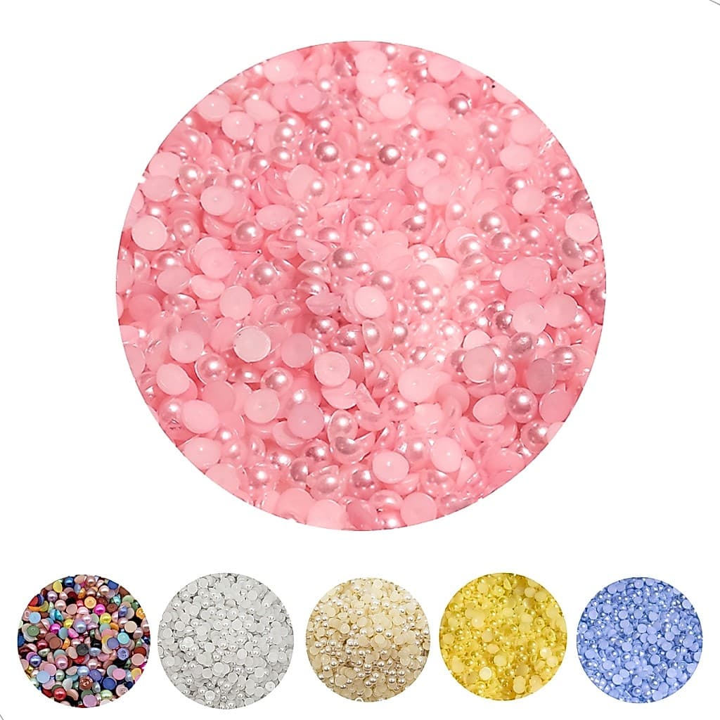 Meia Pérola 5mm Abs Artesanato 5.000 Unidades Qualidade