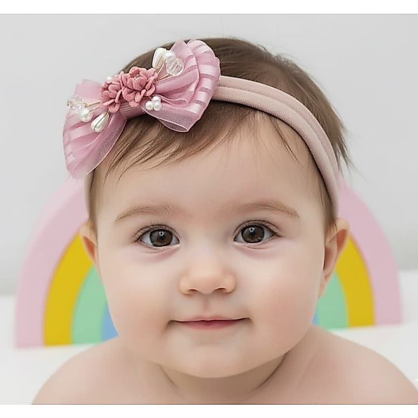 Faixinhas para bebês,Faixa Laço Organza para Batizado,Aniversário,Mêsversário Rn a 02 anos