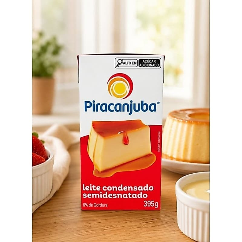 Leite Condensado Piracanjuba 395g Kit 3 5 10 Unidades Original Cremoso Econômico Envio Rápido Promoção integral atacados