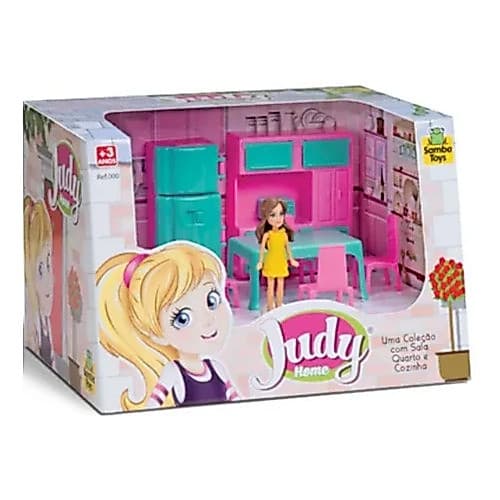 Brinquedo Coleção Casa Judy - Sala, Cozinha ou Quarto