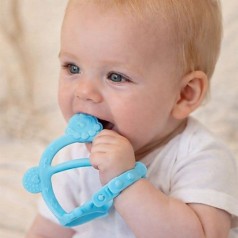 Mordedor Pulseira 11cm – Alívio e Conforto para o Bebê - Leve, confortável e seguro