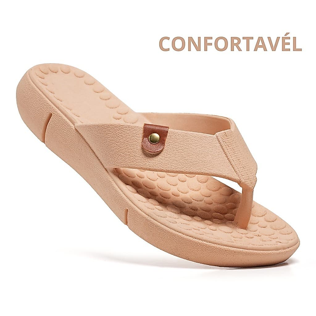 Tamanco Chinelo Modal Feminino Macio Ortopédico Anatômico