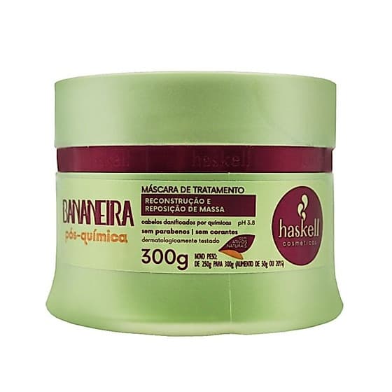 HASKELL Máscara de Tratamento Bananeira PósQuímica 300g