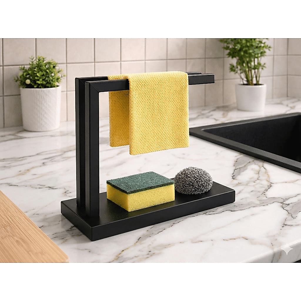 Organizador de Pia Minimalista 3 em 1