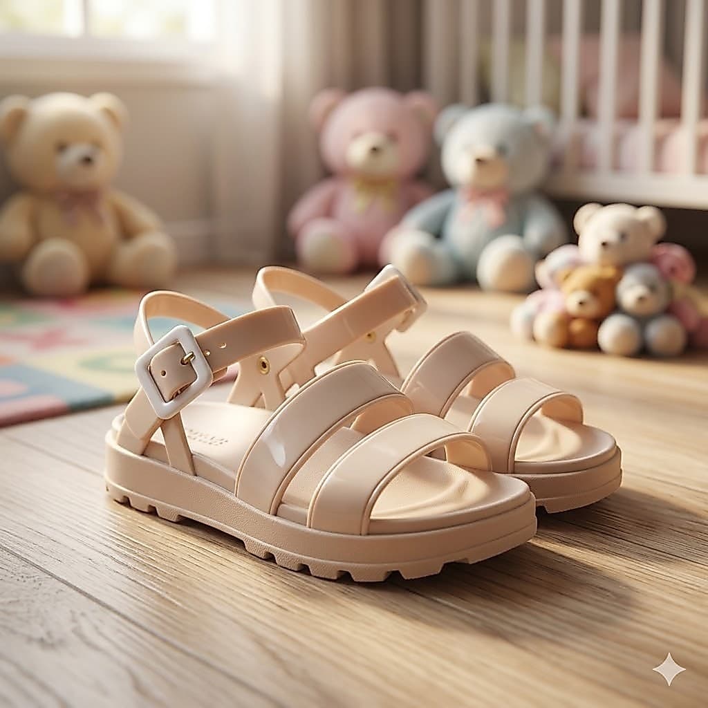 Sandália Casual Feminina Infantil Kids Leve Macia e Confortável para Meninas