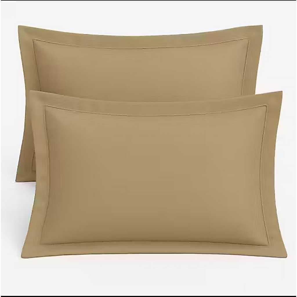 Kit Com 2 Porta Travesseiro 70x50 e com Abas Americanas Percal 200 Fios 100%Algodão Luxo\Antipilling(não faz bolinhas)
