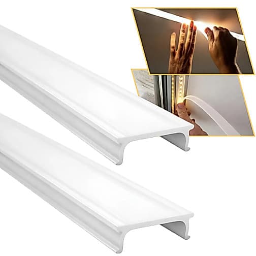 15m Lente Difusora Flexível Leitoso Silicone Para Fita Led Novidade
