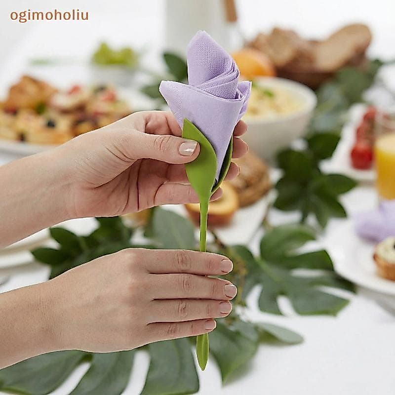 [GMH] 10 Peças Porta-Guardanapos Florais Centrais De Flores Artificiais Para Banquete De Casamento Decoração De Mesa Diá