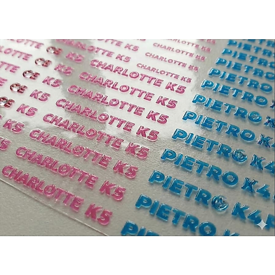 300 Etiquetas Personalizadas Com Nome Para Material Escolar Branco Personalizado