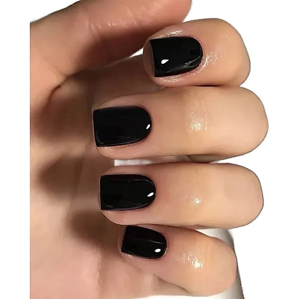 Unhas Postiças Realista Quadrada Nails Tips Brilhante