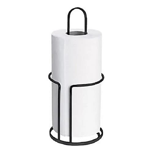 Suporte Porta Rolo Papel Toalha  Preto Reforçado