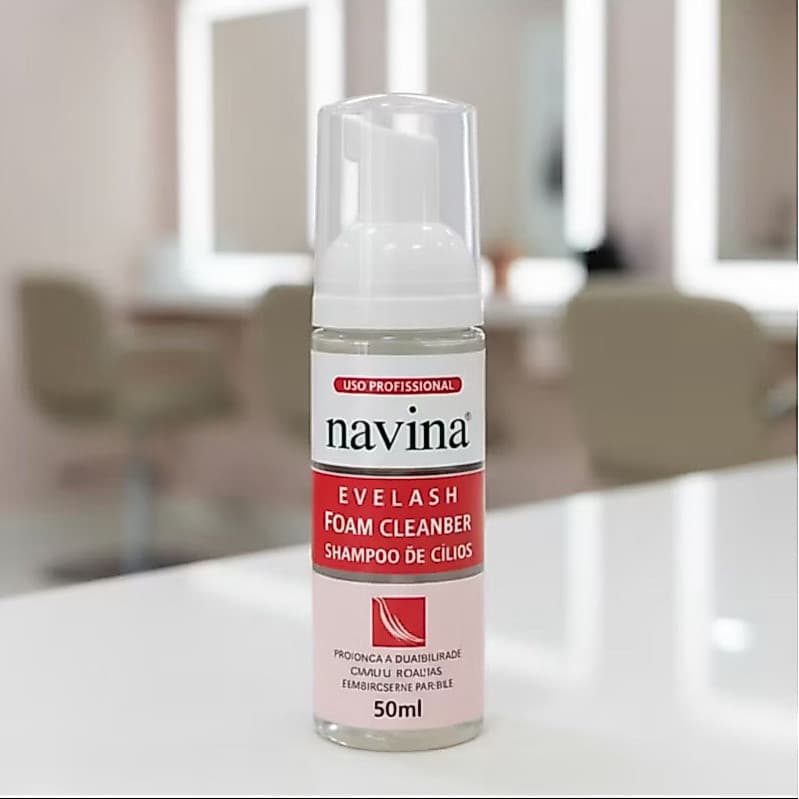 Shampoo Para Limpeza E Higienizador Cílios 50ml - Navina