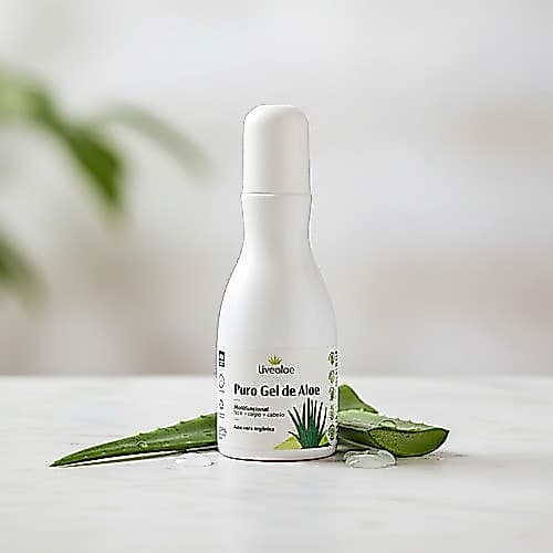 Puro Gel Aloe Vera Babosa 120ml Livealoe Rosto Cabelo Corpo Neutra