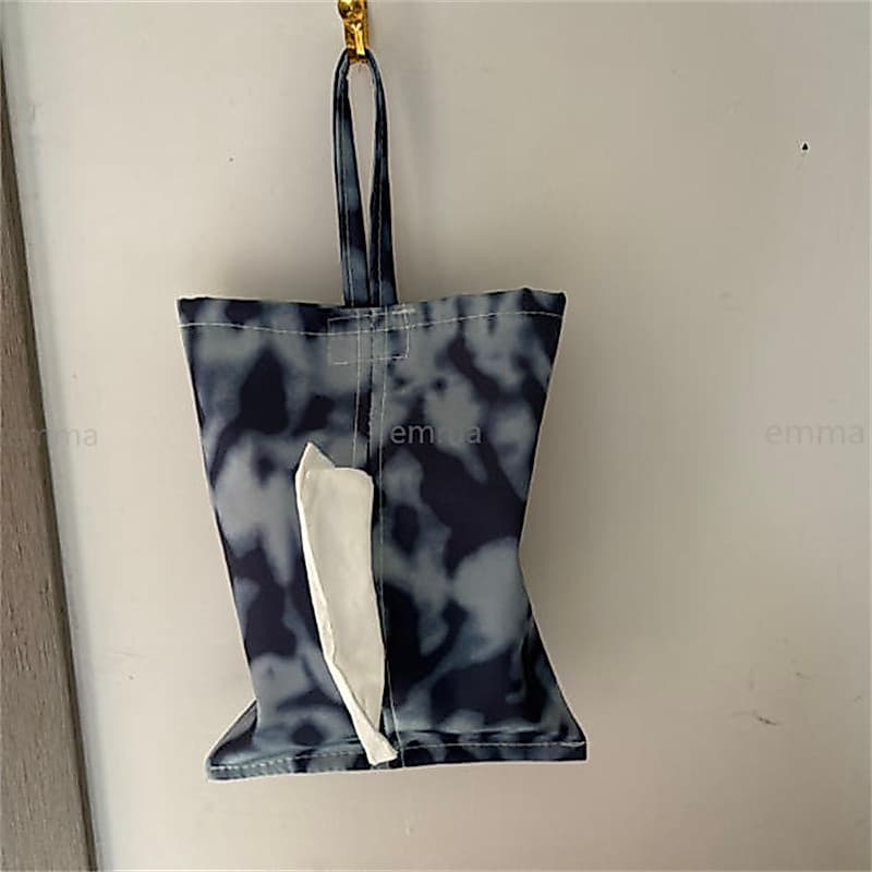 Casa Tecido Pendurado Suporte De Mesa De Café Jantar Guardanapo Capa De Papel Quarto Escritório Saco De Armazenamento