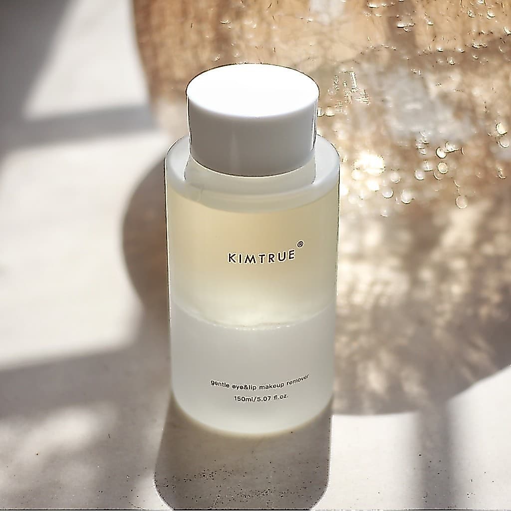 KIMTRUE E Primeiro Olho Removedor de Maquiagem Labial Limpeza Suave Não Irritante Olho Lábio Removível 150ml