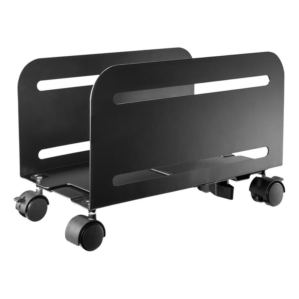 Suporte para Gabinete CPU com Rodízios Ajustável de 119 a 209mm Aço até 10kg PCYes PLMSC02 com Trava
