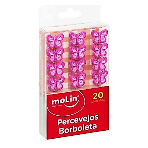 PERCEVEJOS BORBOLETA 20UN. REF23130 MOLIN