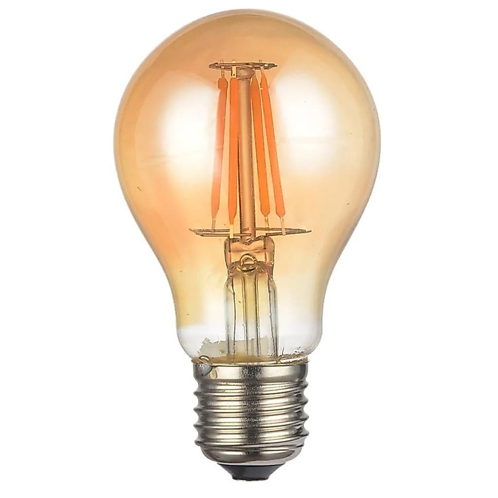 KIT 10 LÂMPADAS A60 LED FILAMENTO RETRÔ 4,5W BIVOLT ASUS