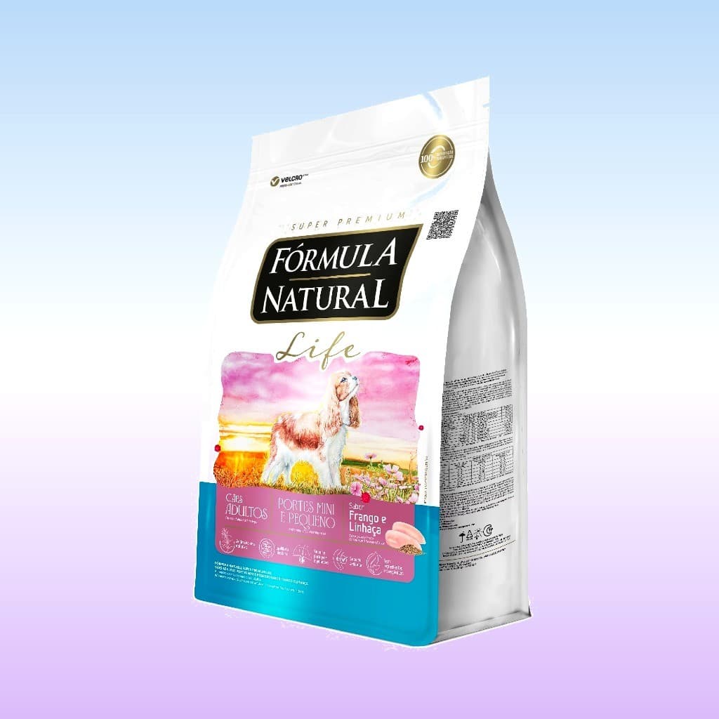 Ração Seca Fórmula Natural Life Cães Adultos Porte Mini e Pequeno 2,5 KG Adimax