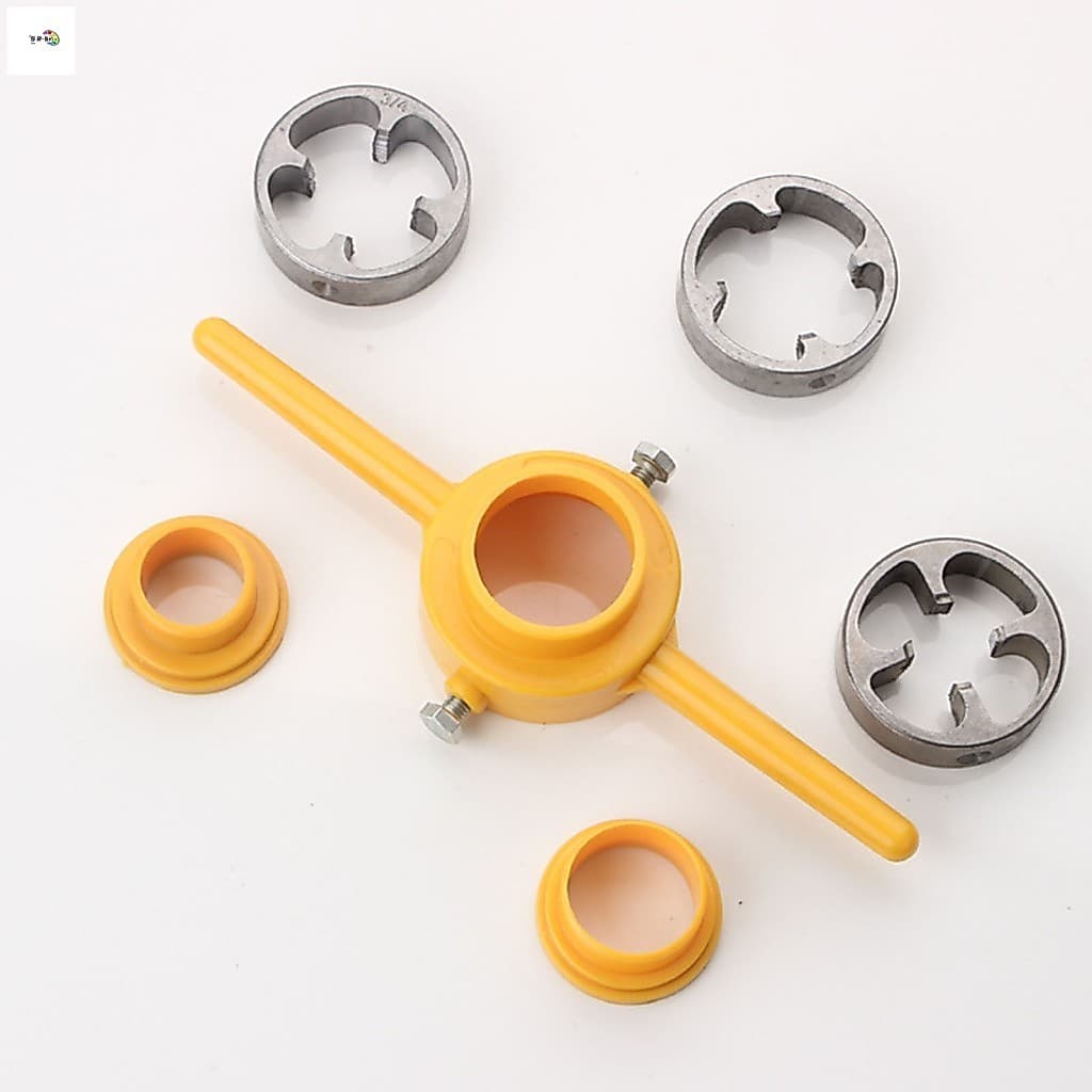 Conjunto De Chave De Matriz De Tubo De 6 Unidades Para Rosqueamento Plástico , Kit De Ferramentas De Manual Com Matrizes