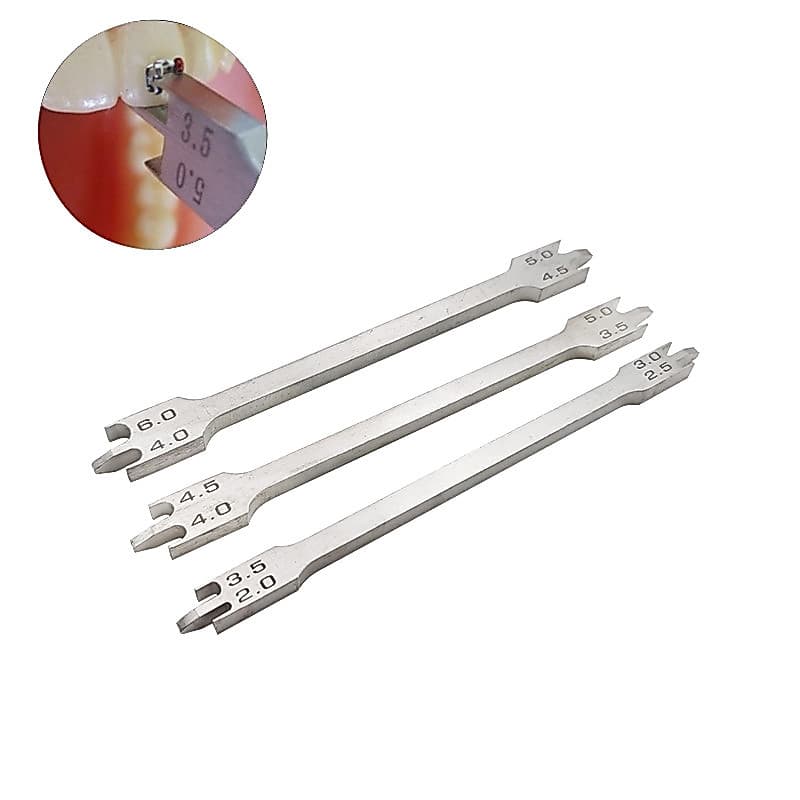 1 Pçs Suporte Dental Medidor Localizador De Aço Inoxidável Haste Posicionador Instrumentos Materiais Ortodônticos